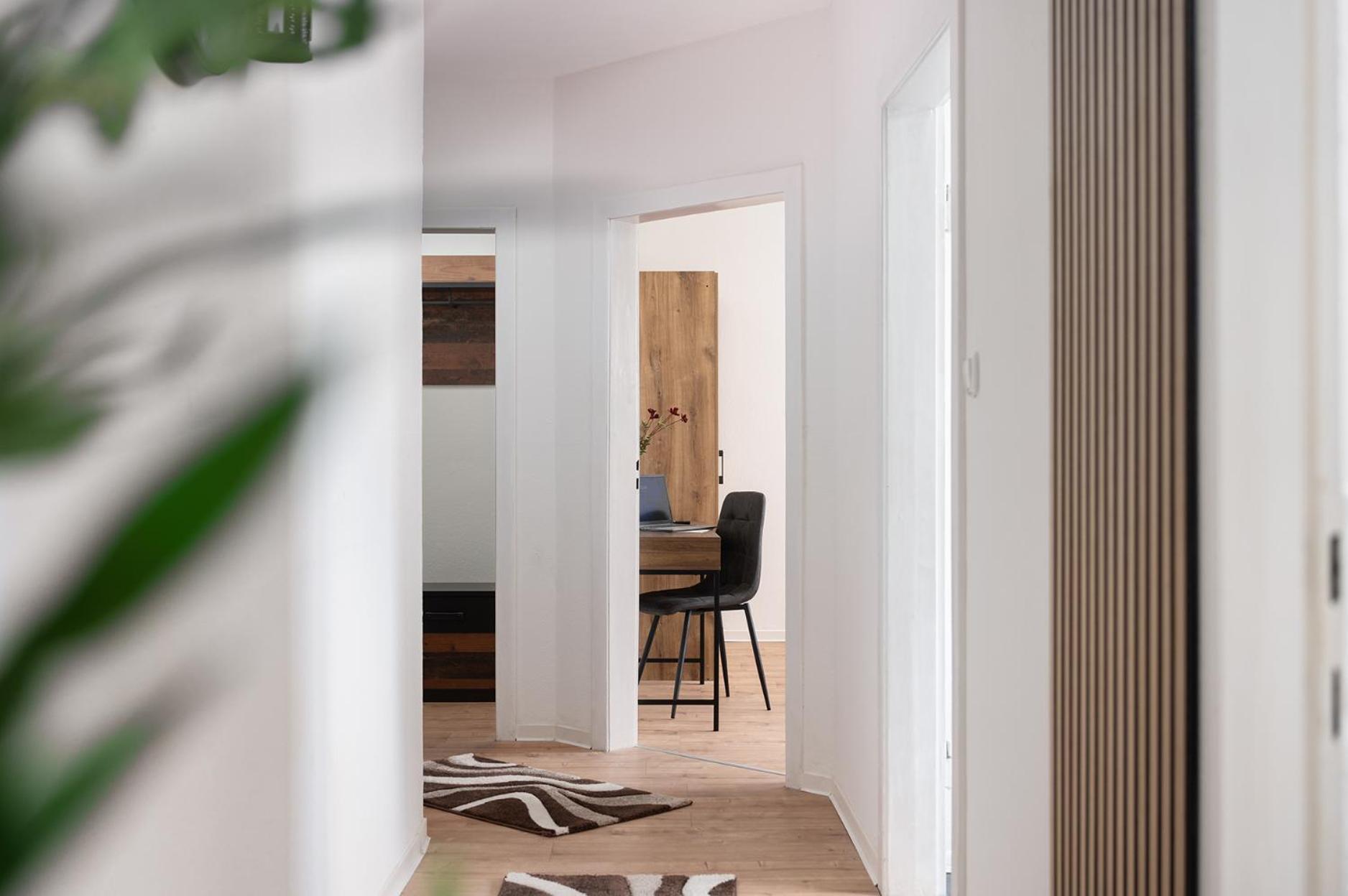 1-4 Gaeste Wohnung W-Lan, Netflix, Amazon, Parken, Arbeitsplatz, 24H Check In ,Vollausgestattet Kueche, Handtuecher Seife U,V,M Fuer Geschaeftsreisende, Paare, Familien , Datteln Exteriör bild